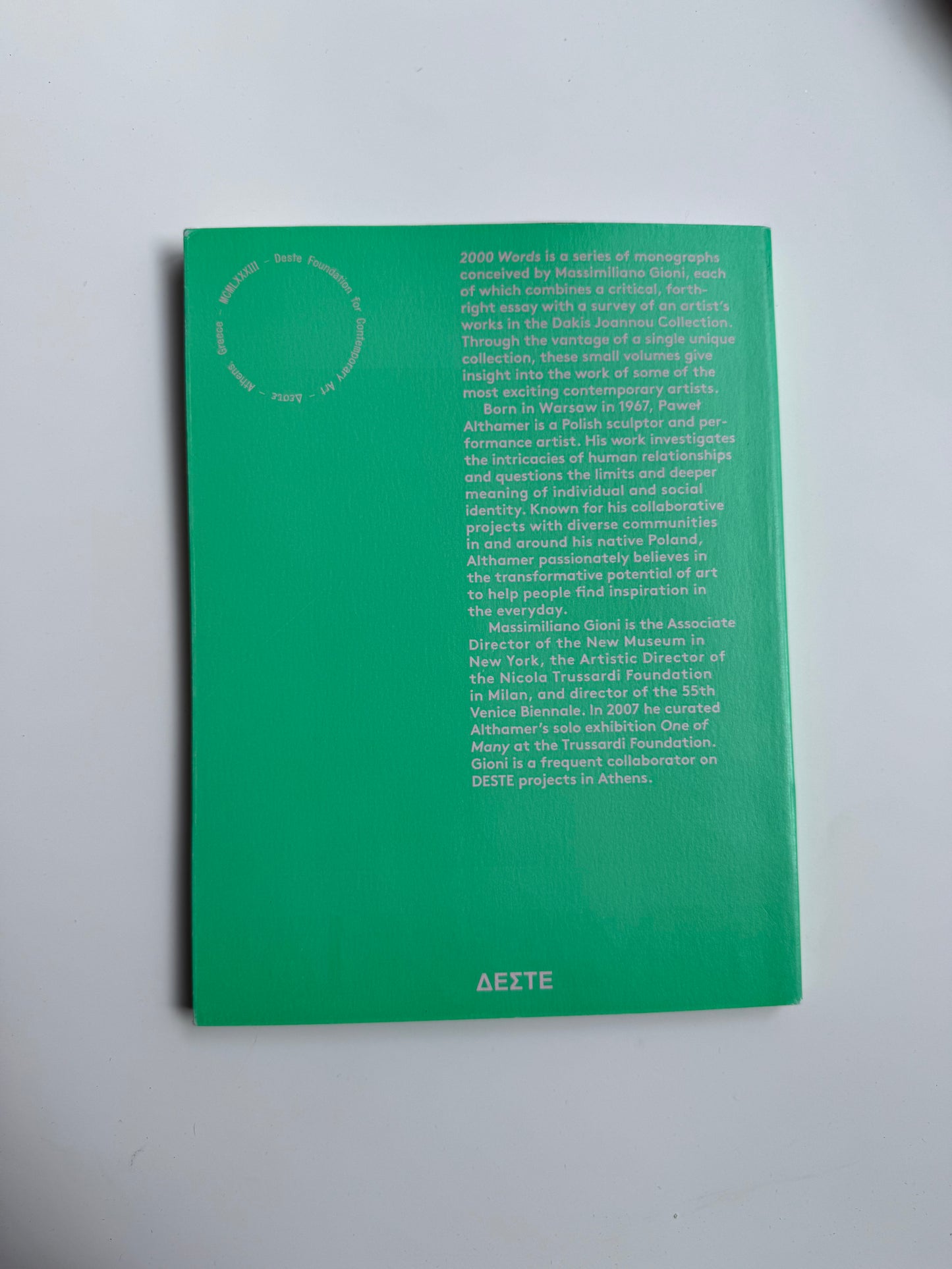 2000 WORDS: PAWEL ALTHAMER
