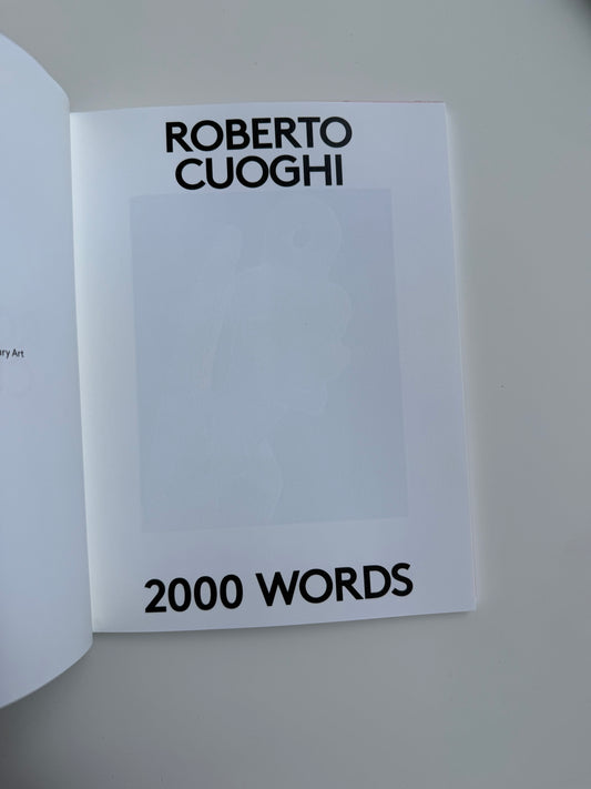 2000 WORDS: ROBERTO CUOGHI