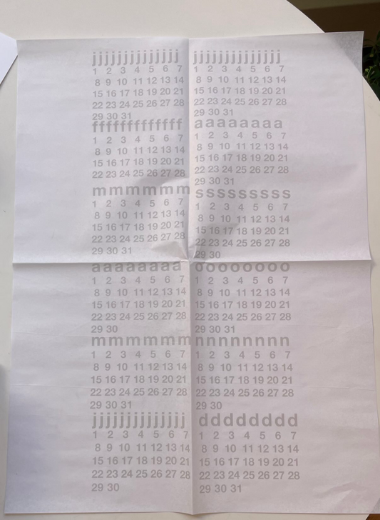 xl calendar