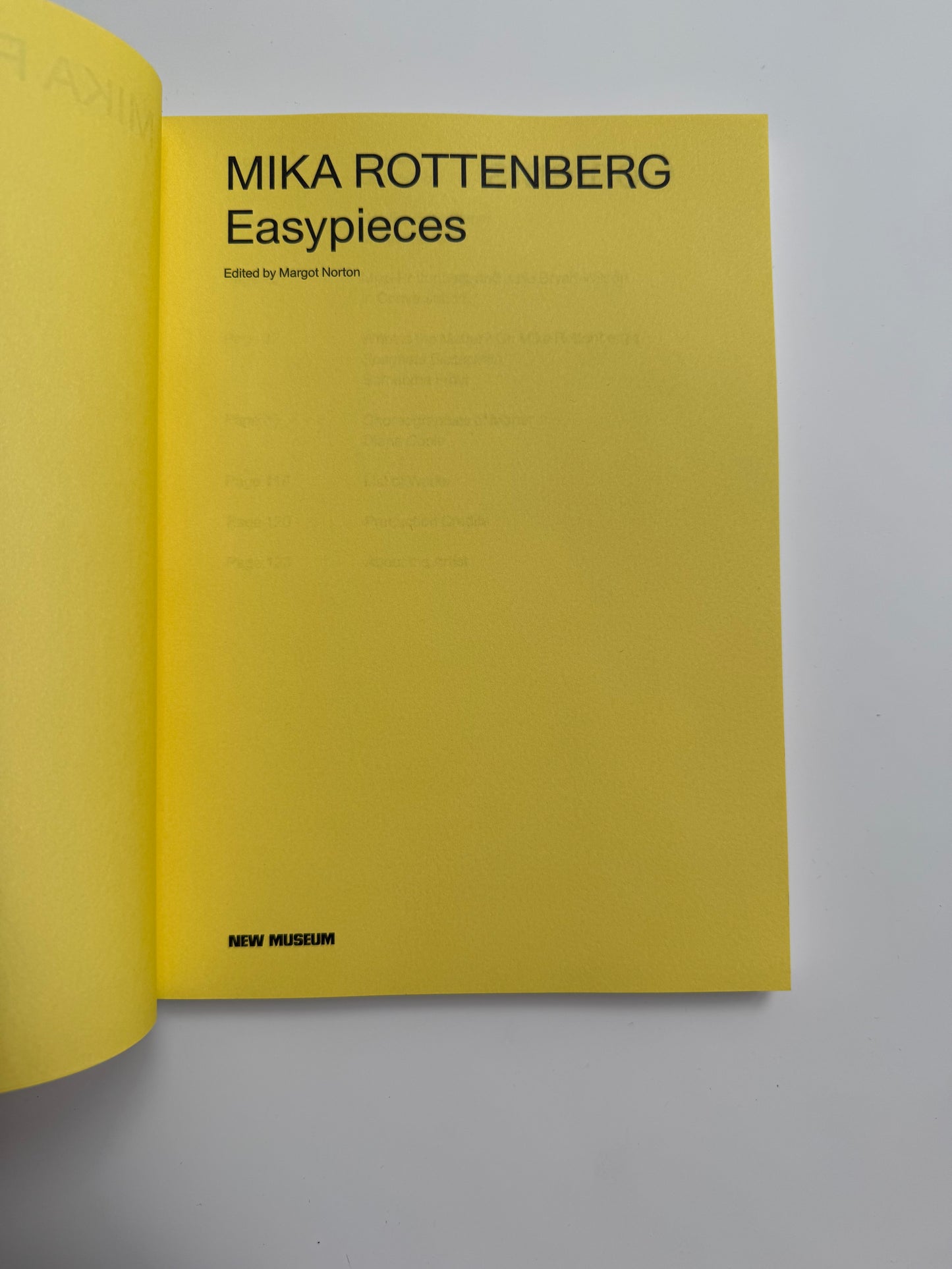 Mika Rottenberg, Easypieces