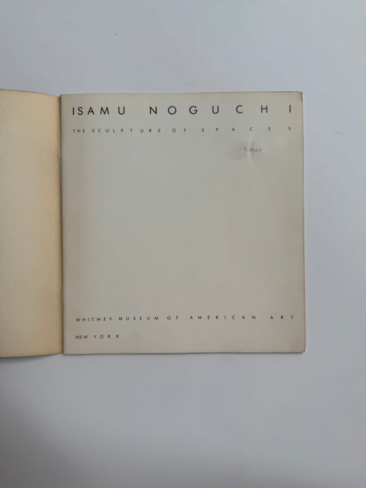Isamu Noguchi, The sculpture of spaces