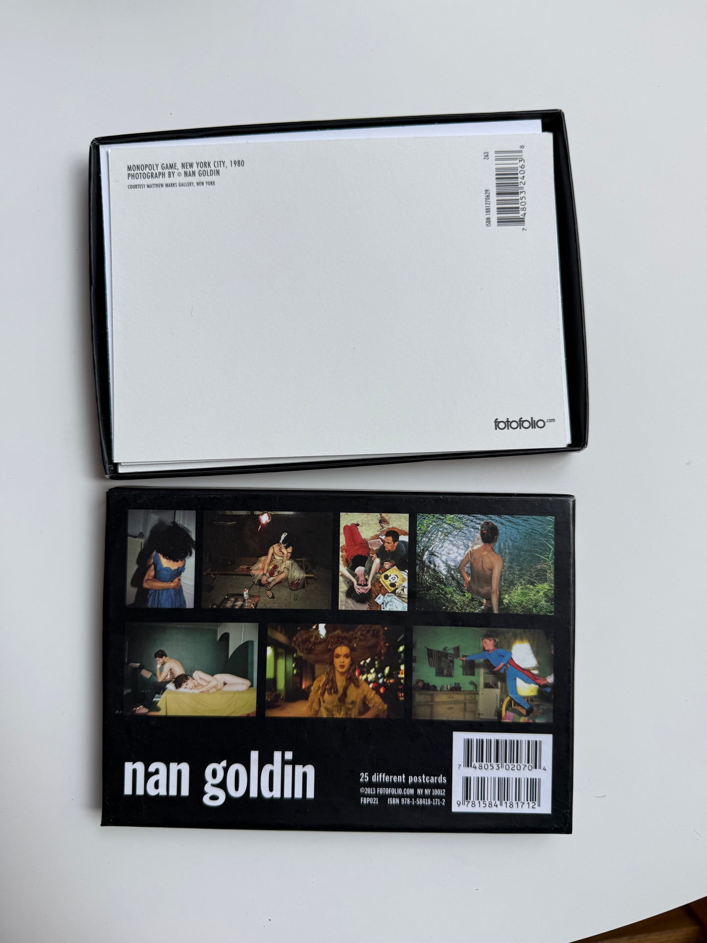 Nan Goldin Post Card Set