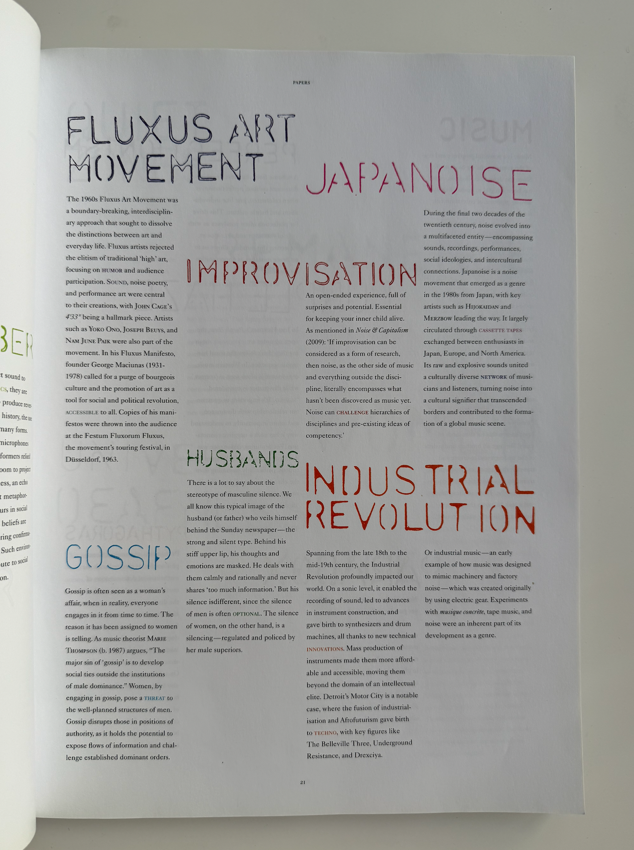 violet papers issue 3 the NO!SE issue